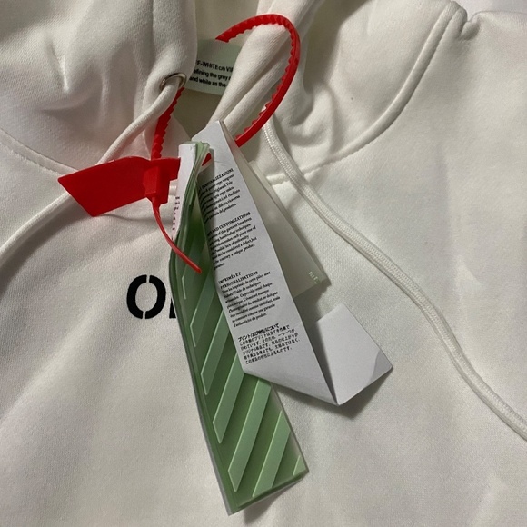 COPY - OFF-WHITE SEEING THINGS HOODIE 2013 ~ WHITE MEDIUM NEW WITH TAGS - Picture 3 of 9